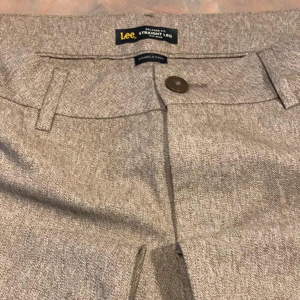 Lee dress slack brownish tweed